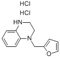 1-FURAN-2-YLMETHYL-1,2,3,4-TETRAHYDRO-QUINOXALINE DIHYDROCHLORIDE 化学構造式