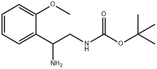 [2-AMINO-2-(2-METHOXY-PHENYL)-ETHYL]-CARBAMIC ACID TERT-BUTYL ESTER HYDROCHLORIDE,939760-42-6,结构式