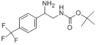 [2-AMINO-2-(4-TRIFLUOROMETHYL-PHENYL)-ETHYL]-CARBAMIC ACID TERT-BUTYL ESTER,939760-56-2,结构式