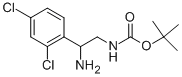 [2-AMINO-2-(2,4-DICHLORO-PHENYL)-ETHYL]-CARBAMIC ACID TERT-BUTYL ESTER HYDROCHLORIDE,939760-57-3,结构式