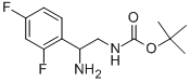 [2-AMINO-2-(2,4-DIFLUORO-PHENYL)-ETHYL]-CARBAMIC ACID TERT-BUTYL ESTER HYDROCHLORIDE,939760-58-4,结构式