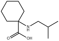 1-ISOBUTYLAMINO-CYCLOHEXANECARBOXYLIC ACID HYDROCHLORIDE 化学構造式