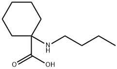 1-BUTYLAMINO-CYCLOHEXANECARBOXYLIC ACID HYDROCHLORIDE Structure