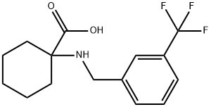 939761-12-3 1-(3-TRIFLUOROMETHYL-BENZYLAMINO)-CYCLOHEXANECARBOXYLIC ACID HYDROCHLORIDE