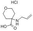 4-ALLYLAMINO-TETRAHYDRO-PYRAN-4-CARBOXYLIC ACID HYDROCHLORIDE Structure