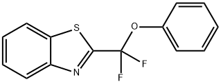 2-(DIFLUORO(PHENOXY)METHYL)BENZO[D]THIAZOLE Struktur