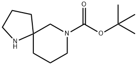 1,7-DIAZA-SPIRO[4.5]DECANE-7-CARBOXYLIC ACID TERT-BUTYL ESTER Struktur