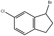 1-BROMO-6-CHLORO-2,3-DIHYDRO-1H-INDENE Structure