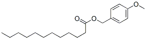 (4-methoxyphenyl)methyl laurate Struktur