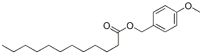 (4-methoxyphenyl)methyl laurate Structure