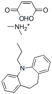[10,11-dihydro-5H-dibenz[b,f]azepine-5-propyl]dimethylammonium hydrogen maleate,93980-91-7,结构式