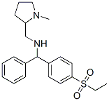 N-[[4-(ethylsulphonyl)phenyl]benzyl]-1-methylpyrrolidine-2-methylamine 结构式