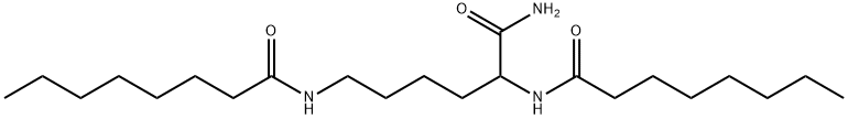 N,N'-[1-carbamoylpentane-1,5-diyl]bis(octanamide),93981-24-9,结构式