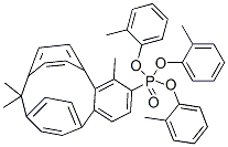 (1-甲基乙二基)二-4,1-亚苯基四(甲基苯基)二磷酸酯,93981-32-9,结构式