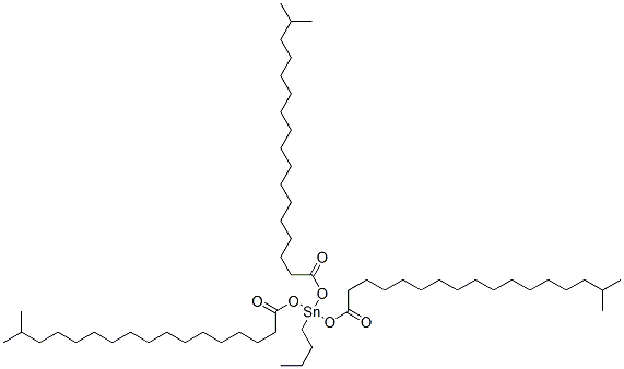 butyltris[(1-oxoisooctadecyl)oxy]stannane,93981-44-3,结构式
