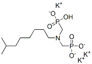 tripotassium hydrogen [(isononylimino)bis(methylene)]bisphosphonate 结构式