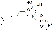 dipotassium dihydrogen [(isononylimino)bis(methylene)]bisphosphonate Struktur