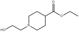 Ethyl 1-(2-hydroxyethyl)piperidine-4-carboxylate Struktur