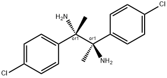 (2R,3S)-REL-2,3-双(4-氯苯基)-2,3-丁二胺, 939983-16-1, 结构式