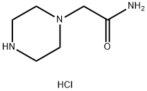 2-PIPERAZIN-1-YL-ACETAMIDE DIHYDROCHLORIDEHEMIHYDRATE 化学構造式