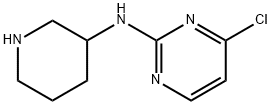 4-氯-N-3-哌啶基-2-嘧啶胺, 939986-00-2, 结构式