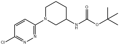 [1-(6-Chloro-pyridazin-3-yl)-piperidin-3-yl]-carbaMic acid tert-butyl ester, 98+% C14H21ClN4O2, MW: 312.80 Structure