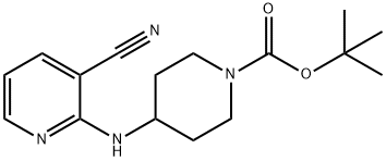 4-[(3-氰基-2-吡啶基)氨基]-1-哌啶甲酸叔丁酯, 939986-19-3, 结构式