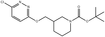 3-(6-Chloro-pyridazin-3-yloxyMethyl)-piperidine-1-carboxylic acid tert-butyl ester, 98+% C15H22ClN3O3, MW: 327.81 Structure