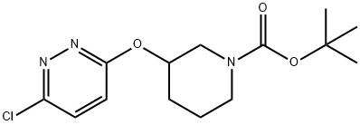 3-[(6-氯-3-哒嗪基)氧基]-1-哌啶甲酸叔丁酯, 939986-59-1, 结构式