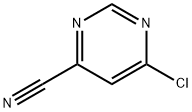 6-chloropyrimidine-4-carbonitrile 化学構造式