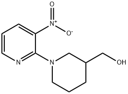 (3'-Nitro-3,4,5,6-tetrahydro-2H-[1,2']bipyridinyl-3-yl)-Methanol , 98+% C11H15N3O3, MW: 237.26 Structure