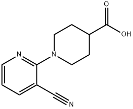 1-(3-氰基-2-吡啶基)-4-哌啶甲酸,939986-70-6,结构式