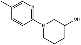 1-(5-甲基-2-吡啶基)-3-哌啶醇,939986-71-7,结构式