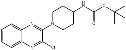 [1-(3-Chloro-quinoxalin-2-yl)-piperidin-4-yl]-carbaMic acid tert-butyl ester, 98+% C18H23ClN4O2, MW: 362.86