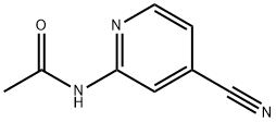 N-(4-CYANO-2-PYRIDINYL)-ACETAMIDE Struktur