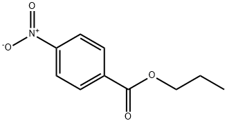 PROPYL 4-NITROBENZOATE Structure