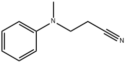 N-甲基-N-氰乙基苯胺,94-34-8,结构式