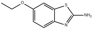 2-氨基-6-乙氧基苯并噻唑,94-45-1,结构式