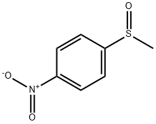 メチル(4-ニトロフェニル)スルホキシド 化学構造式
