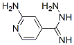 4-Pyridinecarboximidic  acid,  2-amino-,  hydrazide,940000-08-8,结构式