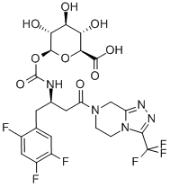 Sitagliptin Carbamoyl -D-Glucuronide 化学構造式