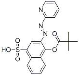 2-(2-pyridylazo)-4-sulpho-1-naphthyl pivalate 结构式
