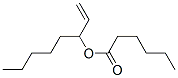 ヘキサン酸1-エテニルヘキシル 化学構造式