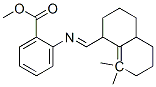 methyl 2-[[(octahydro-8,8-dimethyl-1-naphthyl)methylene]amino]benzoate 结构式