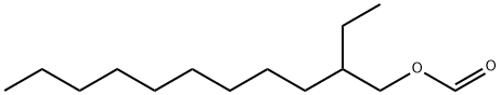 2-エチル-1-ウンデカノールホルマート 化学構造式