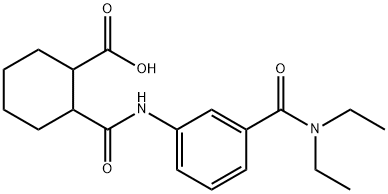 940218-13-3 2-({3-[(DIETHYLAMINO)CARBONYL]ANILINO}CARBONYL)-CYCLOHEXANECARBOXYLIC ACID