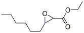 ethyl 3-hexyloxirane-2-carboxylate Struktur