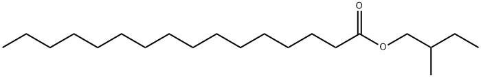 2-methylbutyl palmitate Struktur