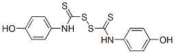 N,N'-bis(4-hydroxyphenyl)thioperoxydicarbamic acid Structure