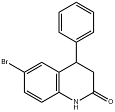 6-溴-4-苯基-3,4-二氢-2(1H)-喹啉酮,94025-76-0,结构式